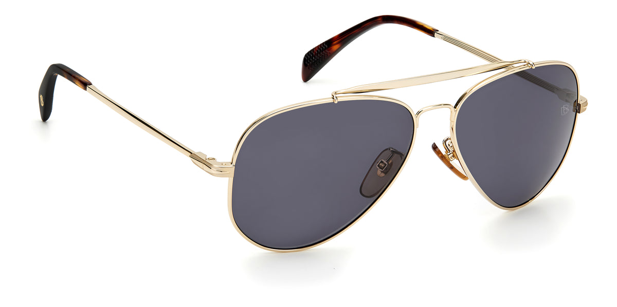 David Beckham DB 1004/S Gold/ Grey Lens