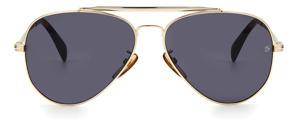 David Beckham DB 1004/S Gold/ Grey Lens