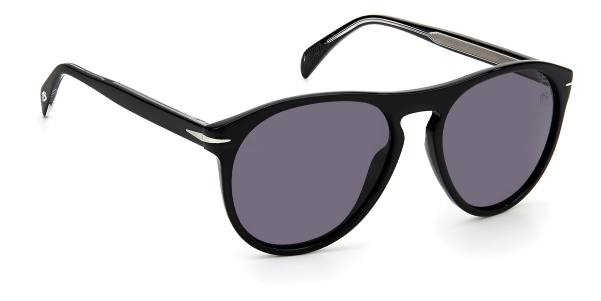 David Beckham DB 1008/S Brown Horn/ Blue Lens