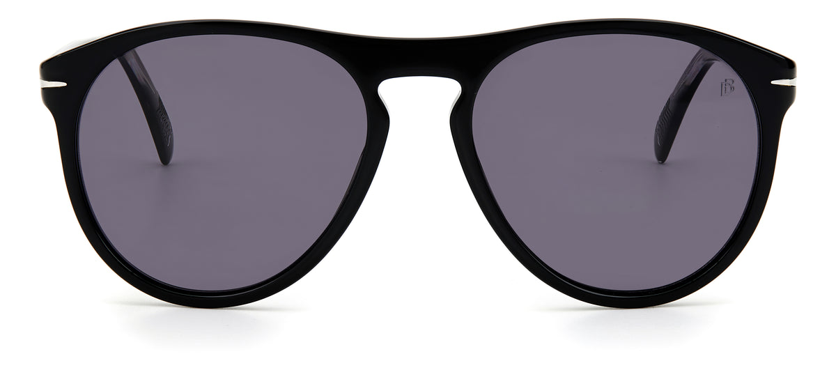 David Beckham DB 1008/S Brown Horn/ Blue Lens