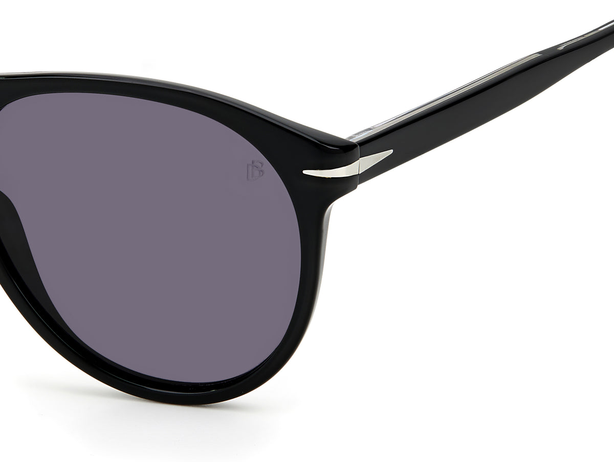 David Beckham DB 1008/S Brown Horn/ Blue Lens