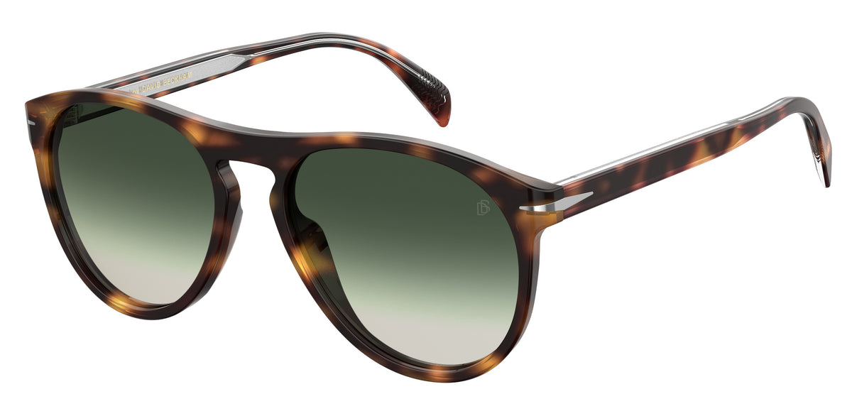 David Beckham DB 1008/S Brown Horn/ Blue Lens