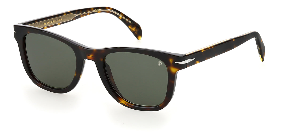 David Beckham DB 1006/S Havana/ Green Lens