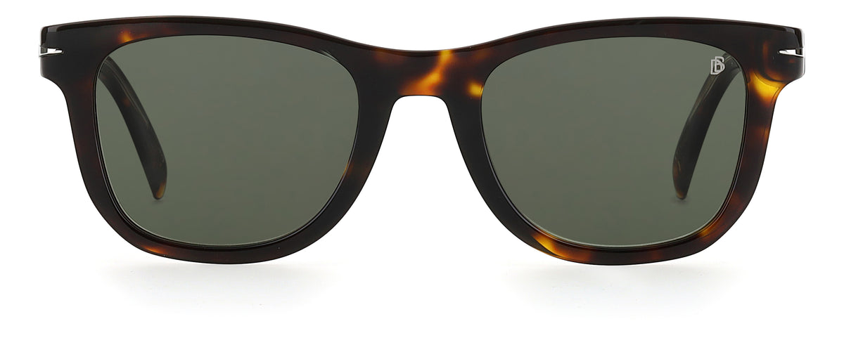 David Beckham DB 1006/S Havana/ Green Lens