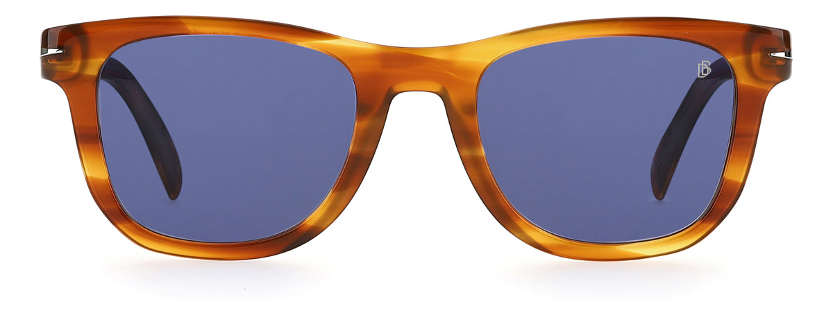 David Beckham DB 1006/S Brown Horn/ Blue Lens