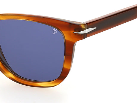 David Beckham DB 1006/S Brown Horn/ Blue Lens