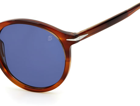 David Beckham DB 1009/S Brown Horn/ Blue Lens