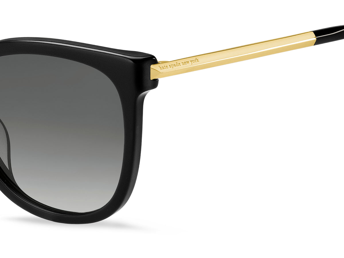 Kate Spade Britton/G/S 203166 Black/ Grey Shaded Polarized 55 / Plastic / Acetate