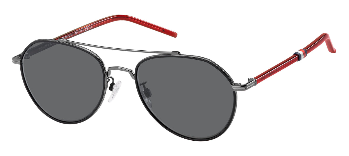 Tommy Hilfiger TH 1678/F/S Dark Ruthenium Red/ Grey