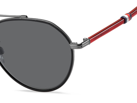 Tommy Hilfiger TH 1678/F/S Dark Ruthenium Red/ Grey