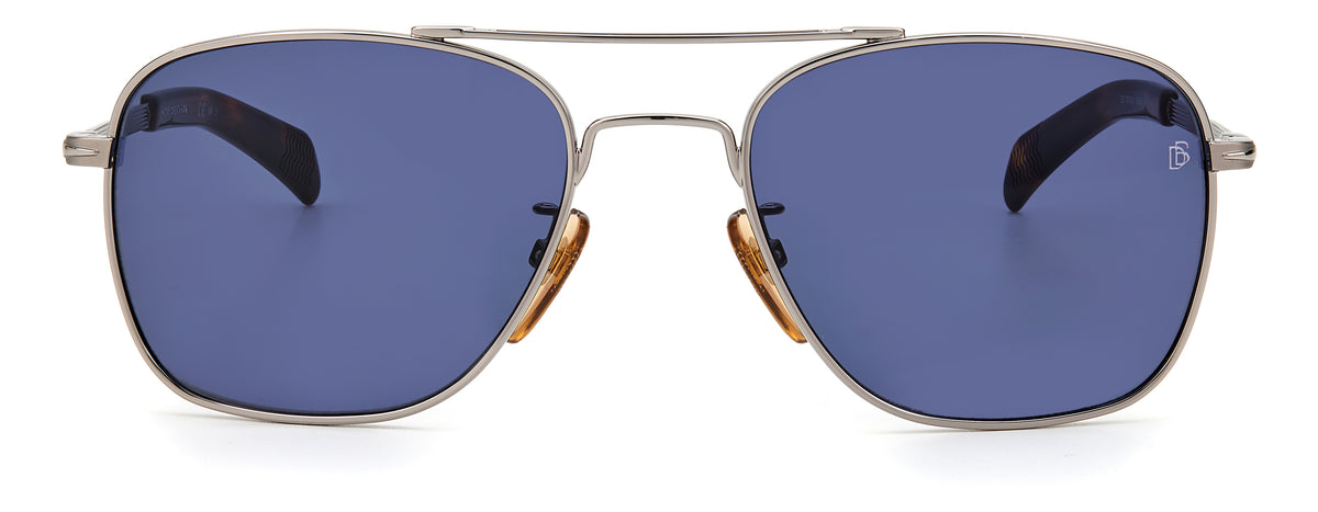 David Beckham DB 7019/S Ruthenium/ Blue Lens 55 / Plastic / Metal