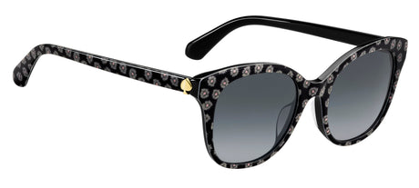 Kate Spade Bianka/G/S 203281 Black Pattern White/ Dark Grey Shaded