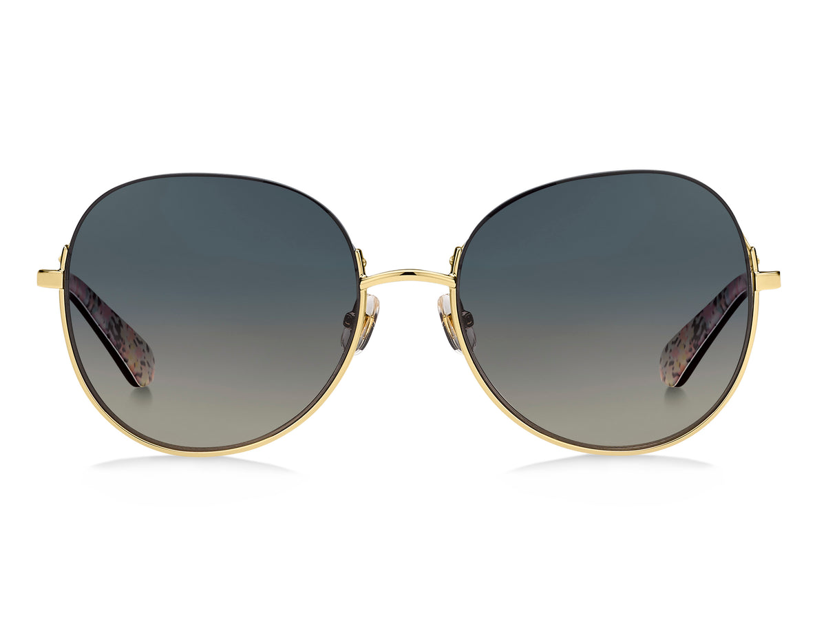 Kate Spade Astelle/G/S 203282 Gold Pattern Black/ Grey Shaded Polarized