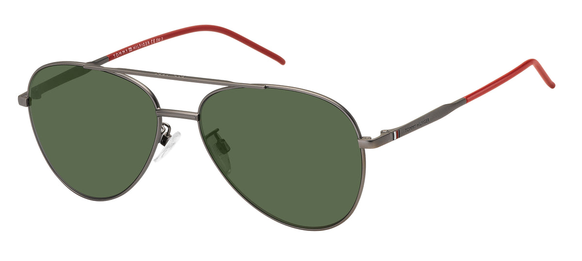 Tommy Hilfiger TH 1788/F/S Matte Dark Ruthenium/ Green