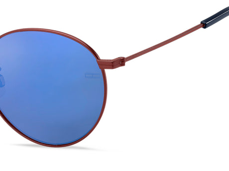 Tommy Hilfiger TJ 0030/S Matte Burgundy/ Blu Sky Mirror