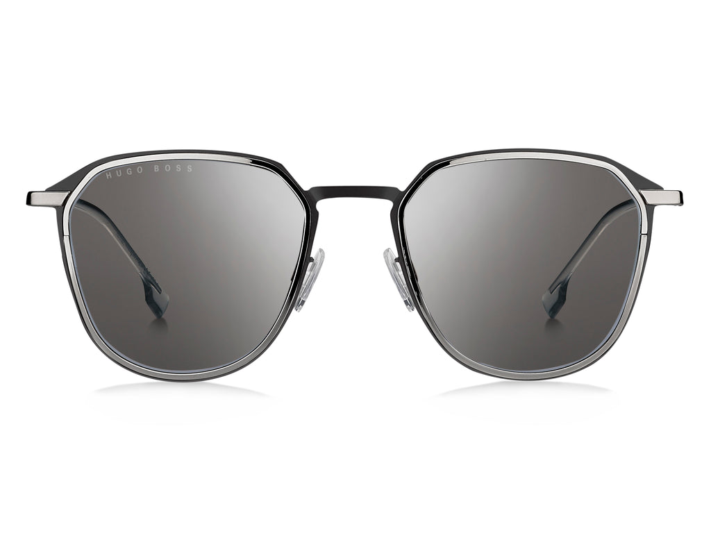 BOSS 1195/S Matte Ruthenium Blue/ Silver Mirror 55 / Plastic / Titanium