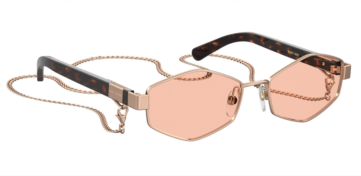 Marc Jacobs MARC 496/S-55-DDB GOLD COPP U1 PINK