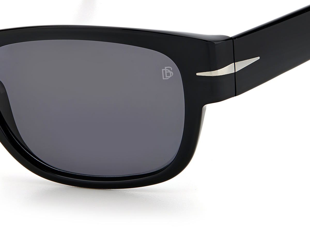 David Beckham DB 7031/S Dark Ruthenium/ Grey Lens Polarised