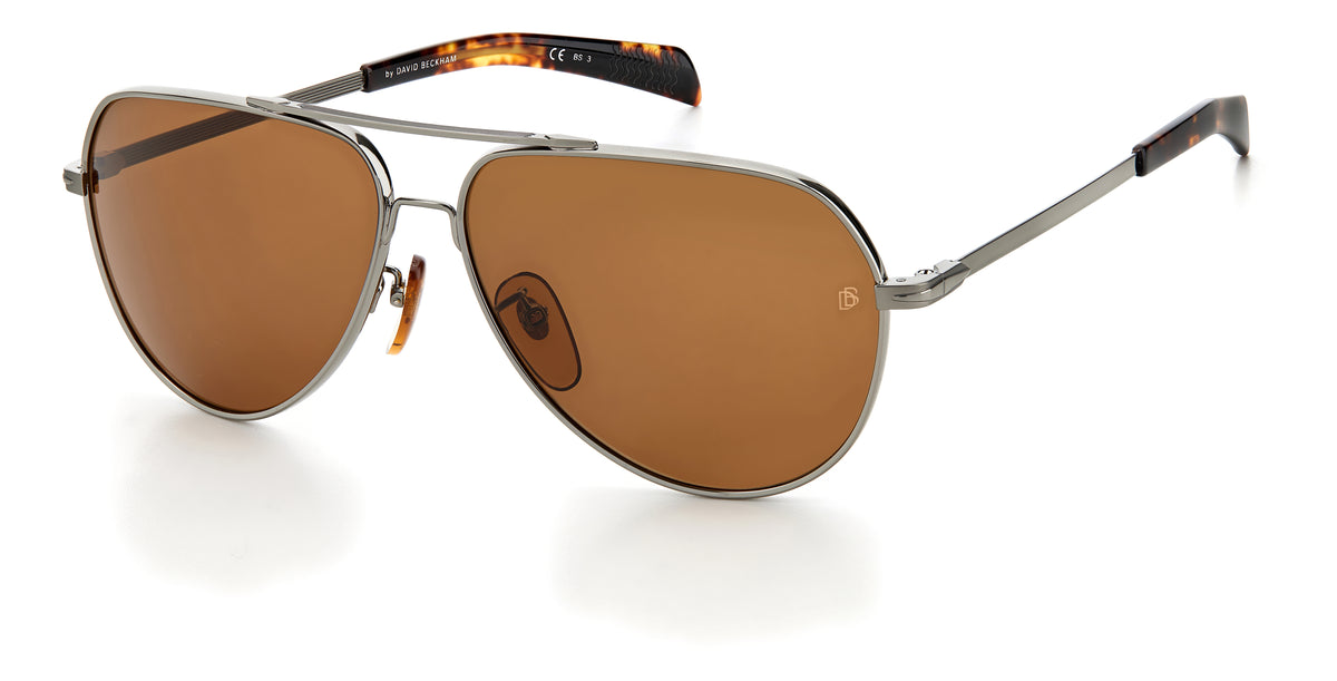 David Beckham DB 7031/S Dark Ruthenium/ Grey Lens Polarised