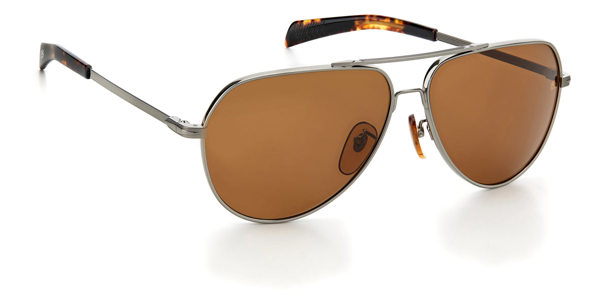 David Beckham DB 7031/S Dark Ruthenium/ Grey Lens Polarised