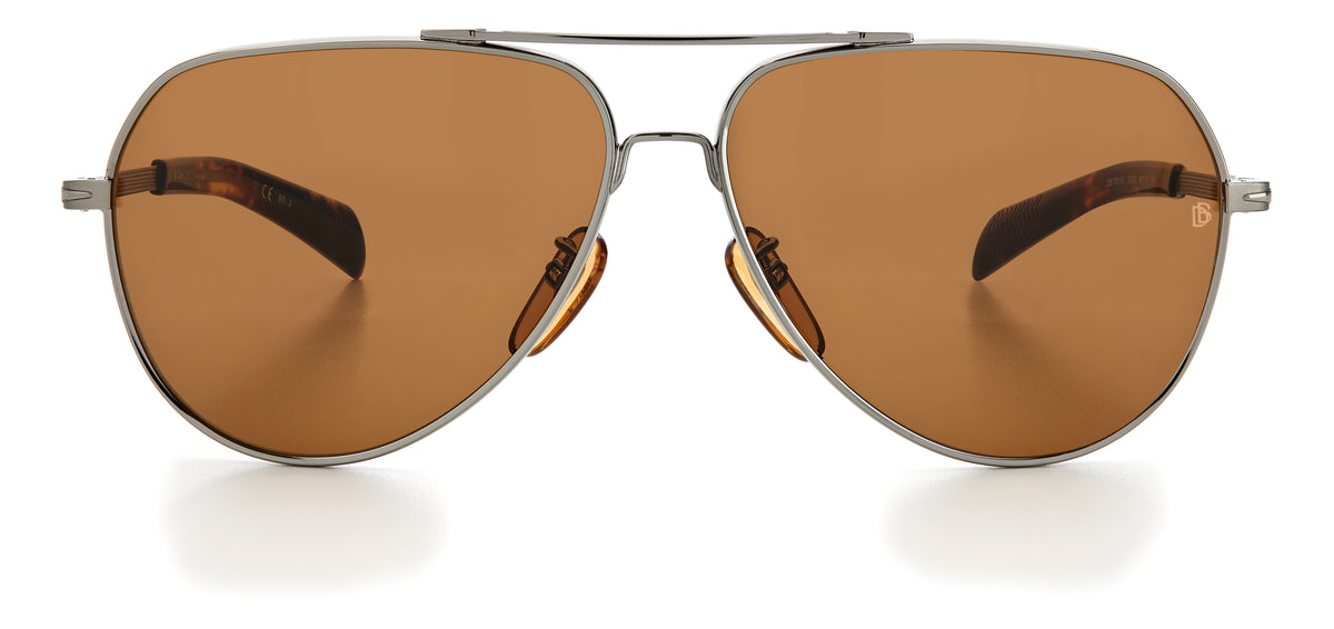 David Beckham DB 7031/S Dark Ruthenium/ Grey Lens Polarised