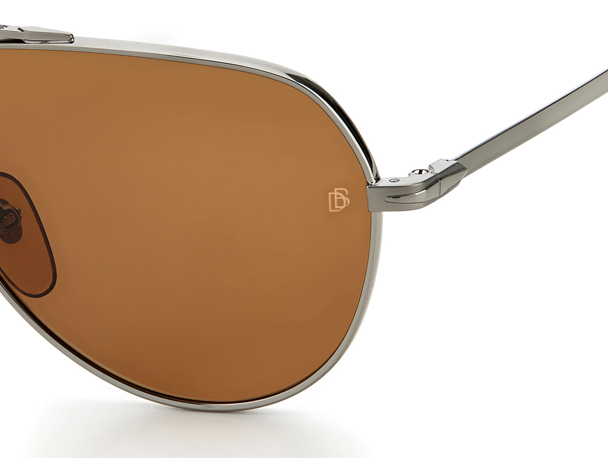 David Beckham DB 7031/S Dark Ruthenium/ Grey Lens Polarised