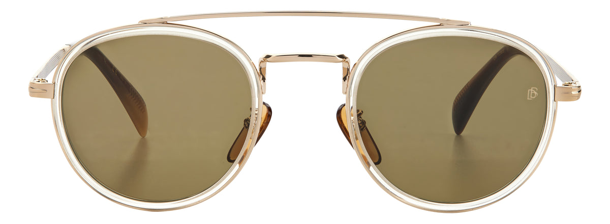 David Beckham DB 7033/S Red Havana/ Green Lens