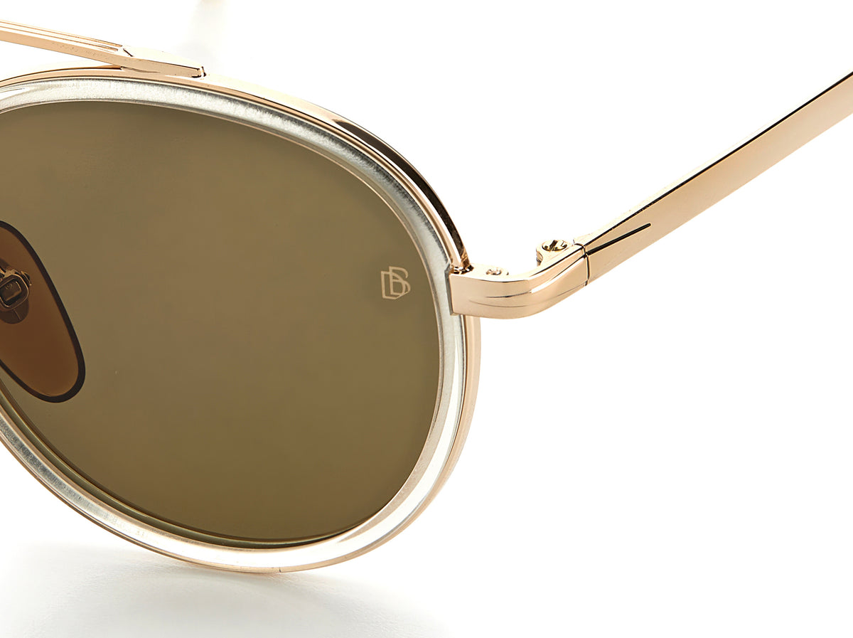 David Beckham DB 7033/S Red Havana/ Green Lens