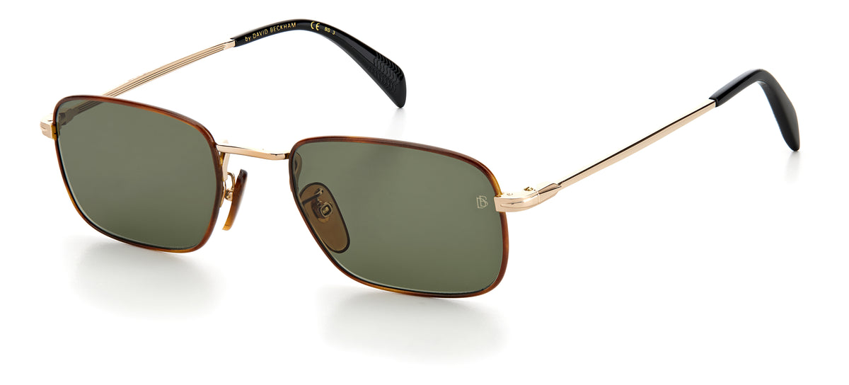 David Beckham DB 7033/S Red Havana/ Green Lens