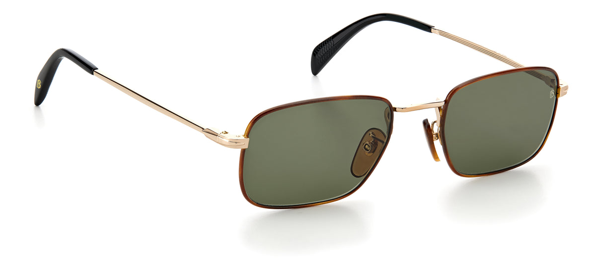 David Beckham DB 7033/S Red Havana/ Green Lens