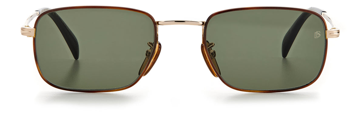 David Beckham DB 7033/S Red Havana/ Green Lens