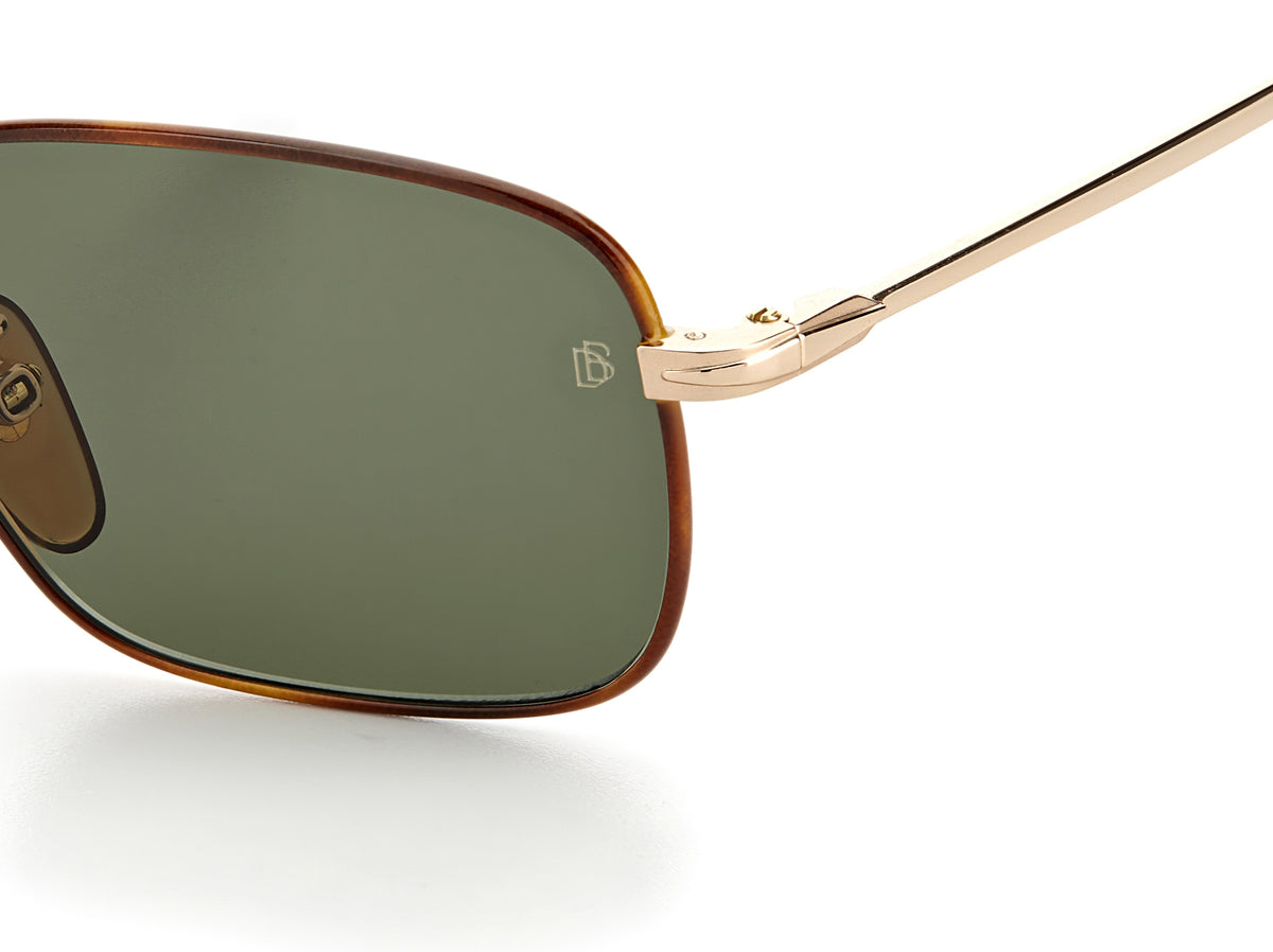 David Beckham DB 7033/S Red Havana/ Green Lens