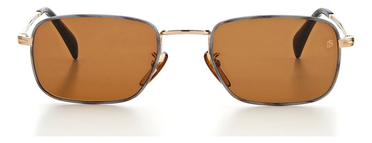 David Beckham DB 7033/S Red Havana/ Green Lens