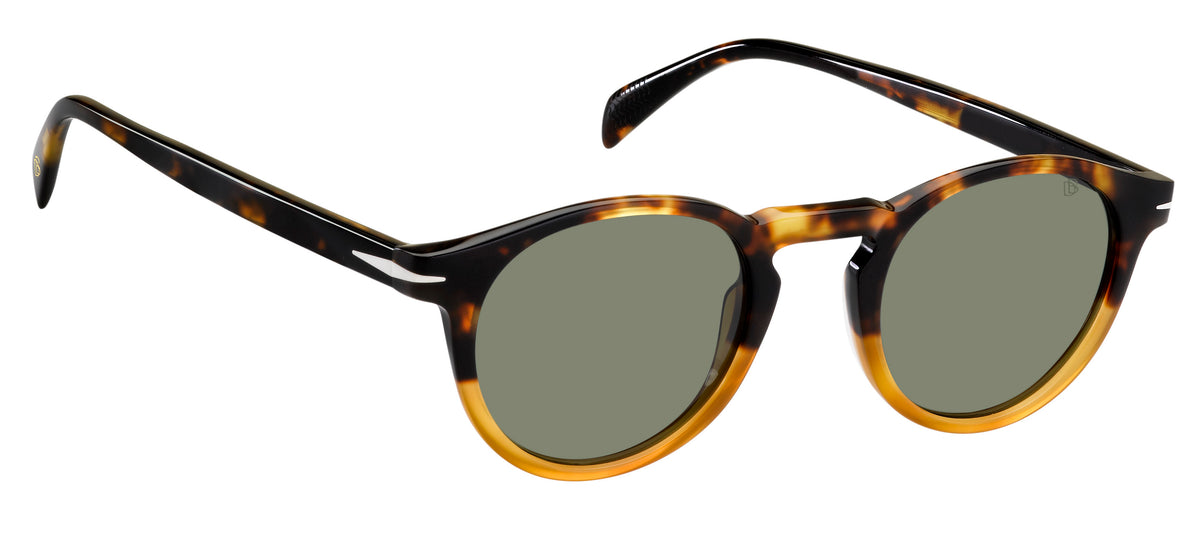David Beckham DB 1036/S Havana Horn/ Green Lens 49 / Plastic / Acetate