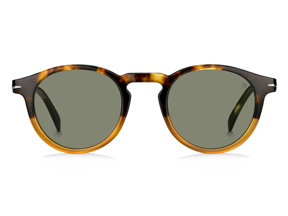 David Beckham DB 1036/S Havana Horn/ Green Lens 49 / Plastic / Acetate