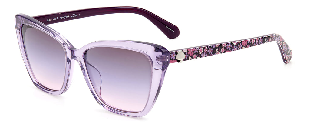 Kate Spade Lucca/G/S 203549 Lilac/ Blue Doubleshade Peach 55 / Plastic / Acetate