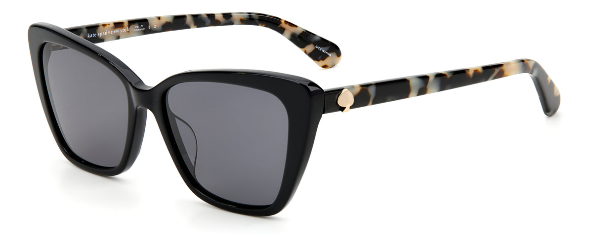 Kate Spade Lucca/G/S 203549 Black/ Grey Polarized