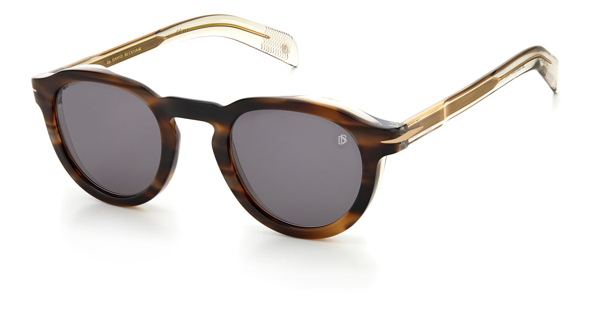 David Beckham DB 7029/S Brown Horn/ Blue