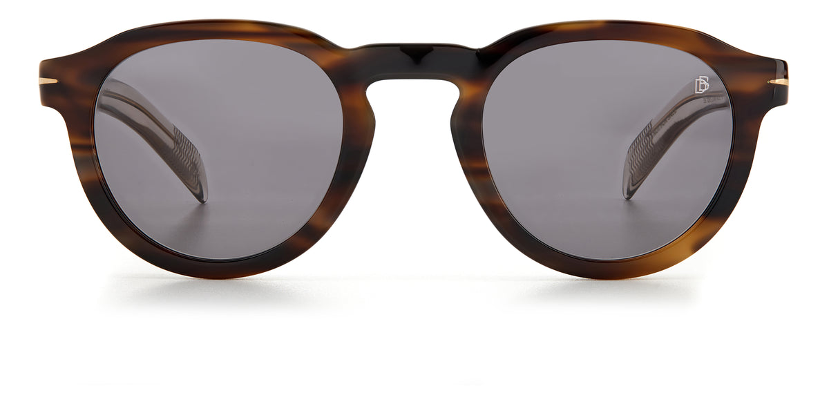David Beckham DB 7029/S Brown Horn/ Blue