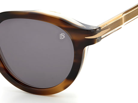 David Beckham DB 7029/S Brown Horn/ Blue