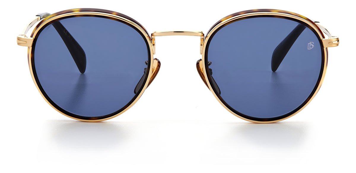 David Beckham DB 1033/S Havana Gold/ Blue Lens