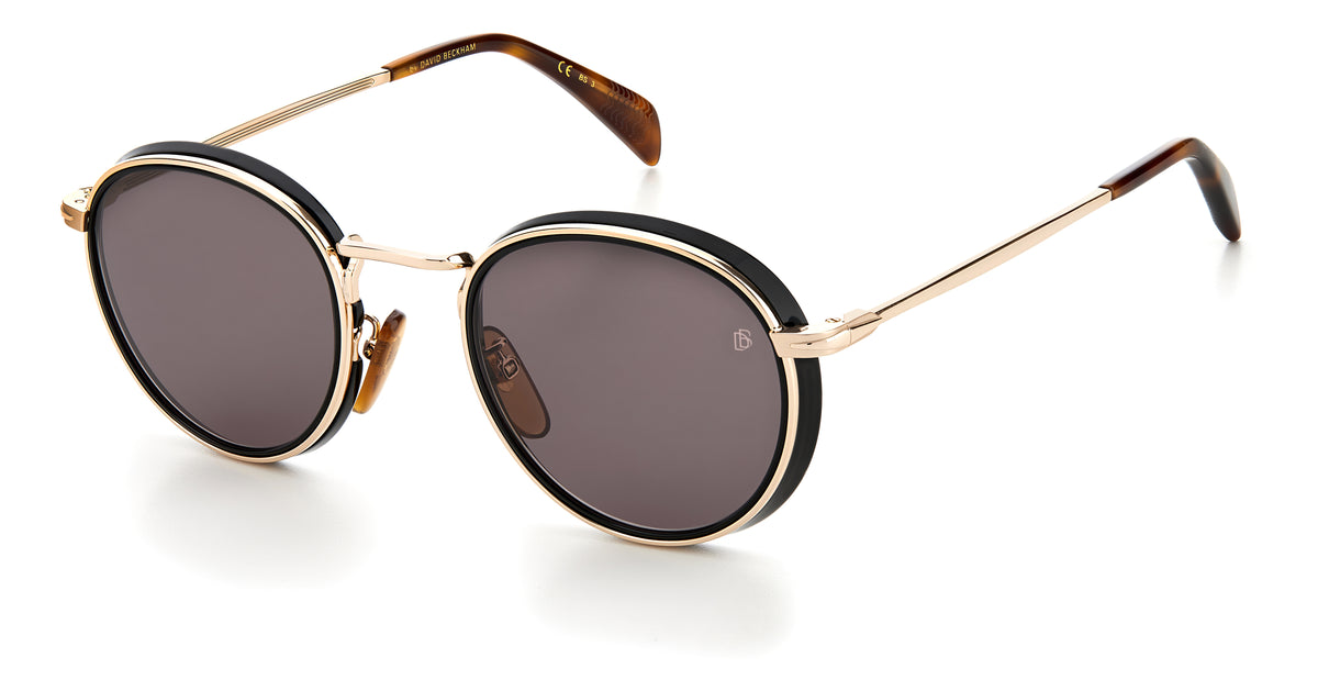 David Beckham DB 1033/S Black Gold/ Grey Lens