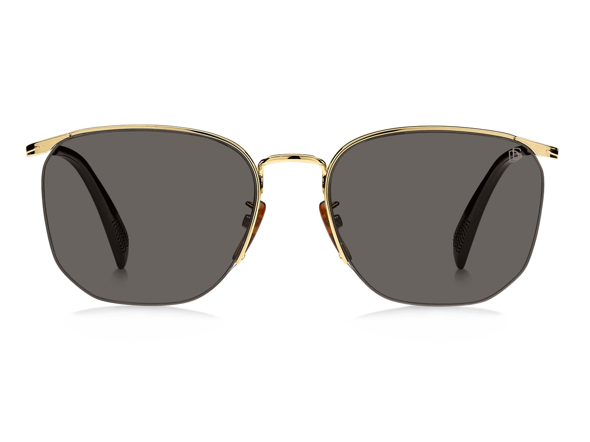 David Beckham DB 7030/S Dark Havana Brown/ Blue Lens