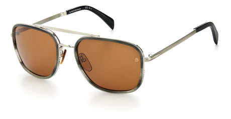 David Beckham DB 7039/F/S-59-2W8 GREY HORN 70 BROWN