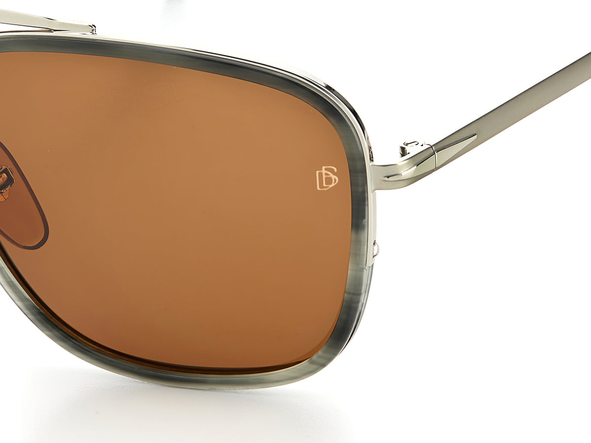 David Beckham DB 7039/F/S-59-2W8 GREY HORN 70 BROWN