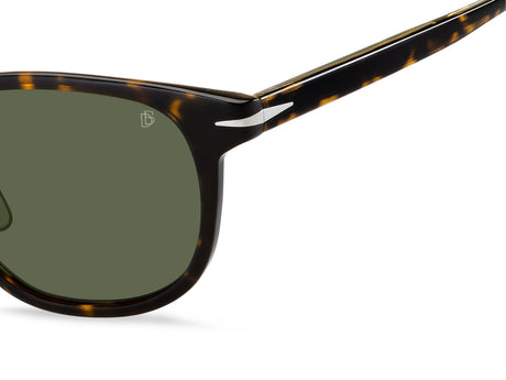 David Beckham DB 7030/S Black Horn/ Green Lens
