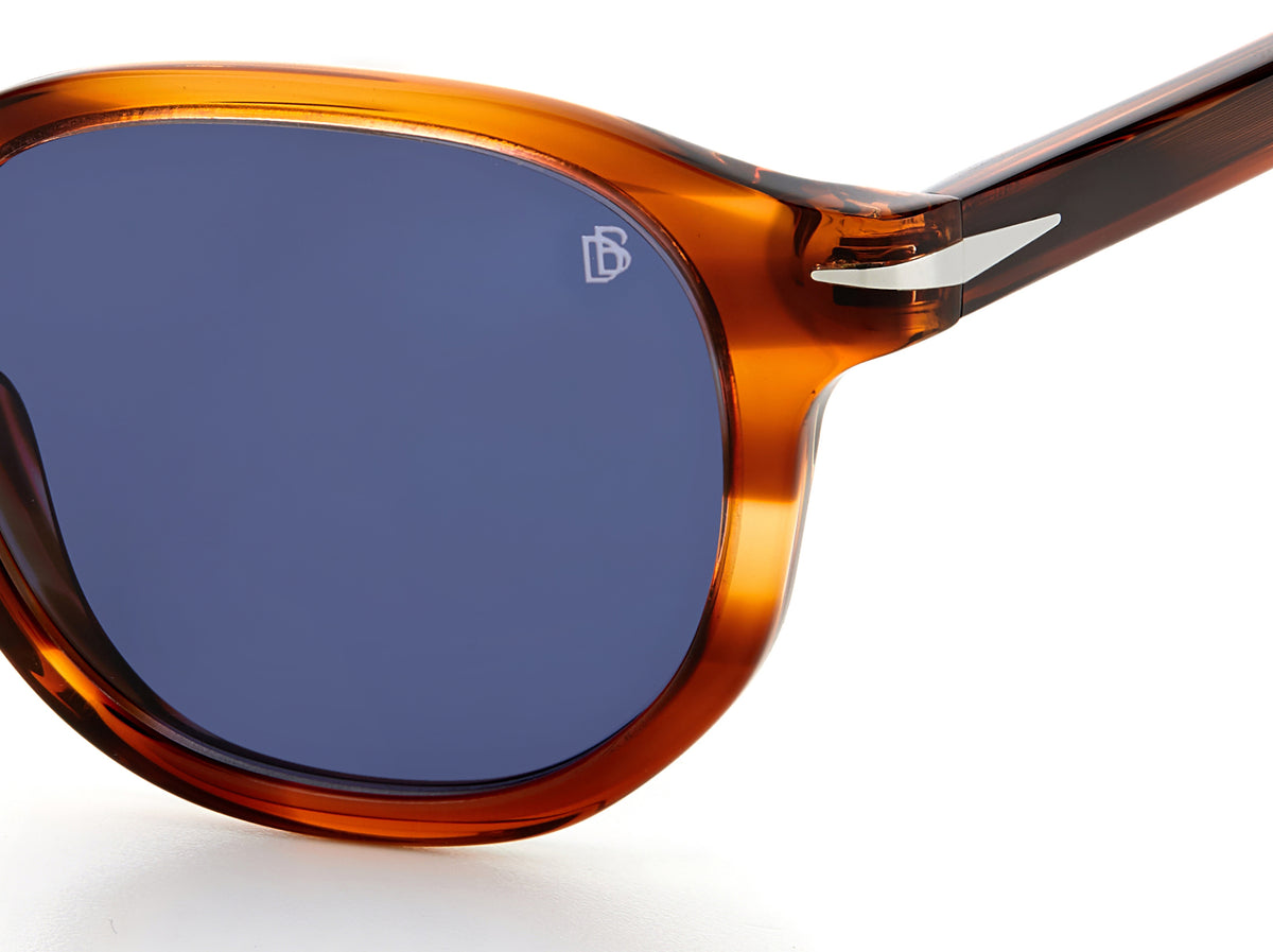 David Beckham DB 1007/S-49-EX4 BRW HORN KU BLUE AVIO