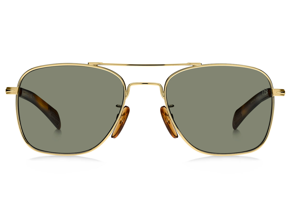 David Beckham DB 7019/S Gold Havana/ Green Lens
