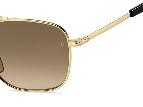 David Beckham DB 7019/S-55-RHL GOLD BLCK HA BROWN SF