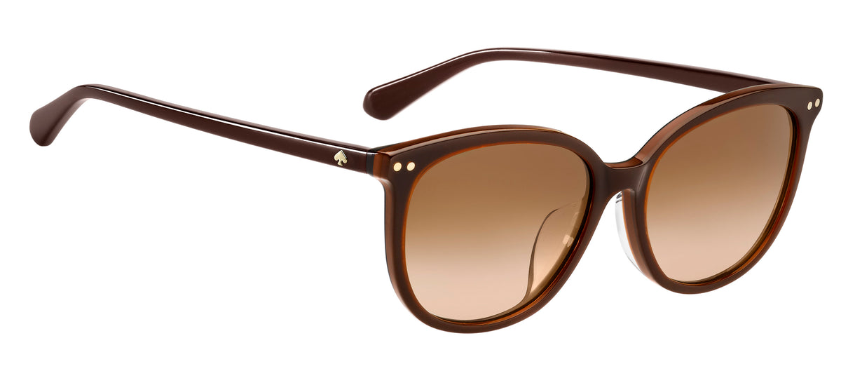 Kate Spade Alina/F/S 203589 Brown/ Brown Shaded 55 / Plastic / Acetate